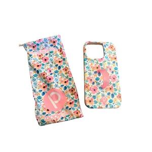 Loopy Pastel Petals Phone Case, iPhone 14 Pro Righty